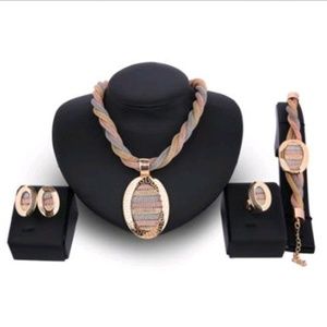 💗🛍New fashion 4pcs jewlery set